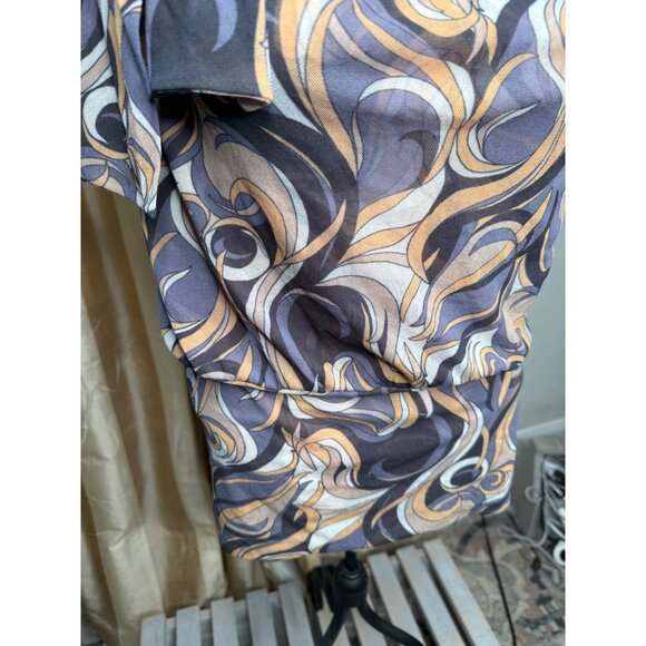 Y2k Sweet Pea Mesh top tunic Abstract Fairy Hippie Festival Empire Whimsigoth lg - Picture 5 of 12